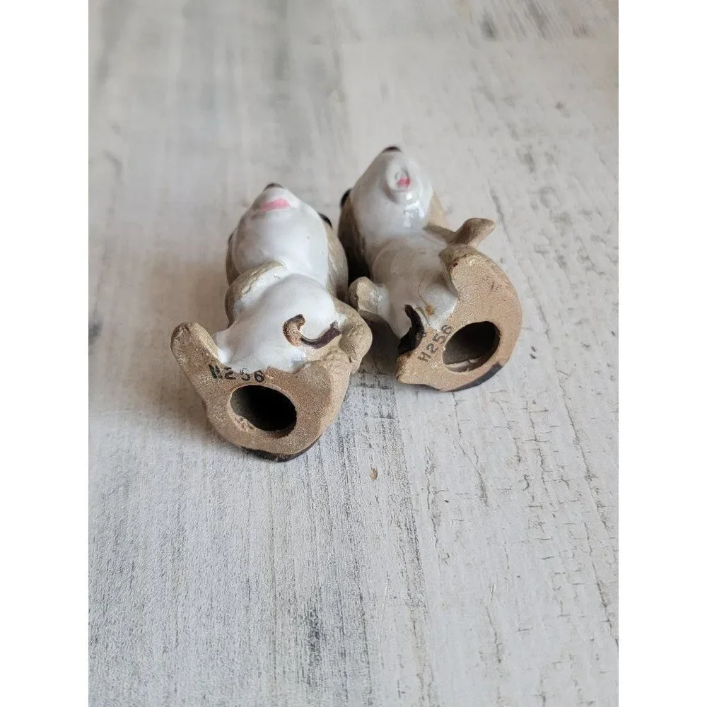 Mini ceramic Mouse set cute brown chipmunk‎ pet Xmas